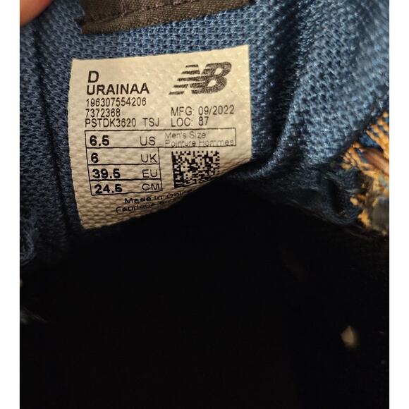 GENUINE NEW BALANCE MENS‎ SIZES 6.5 RAINIER BROWN TEAL MID HIKING SHOE $149 - Picture 11 of 12